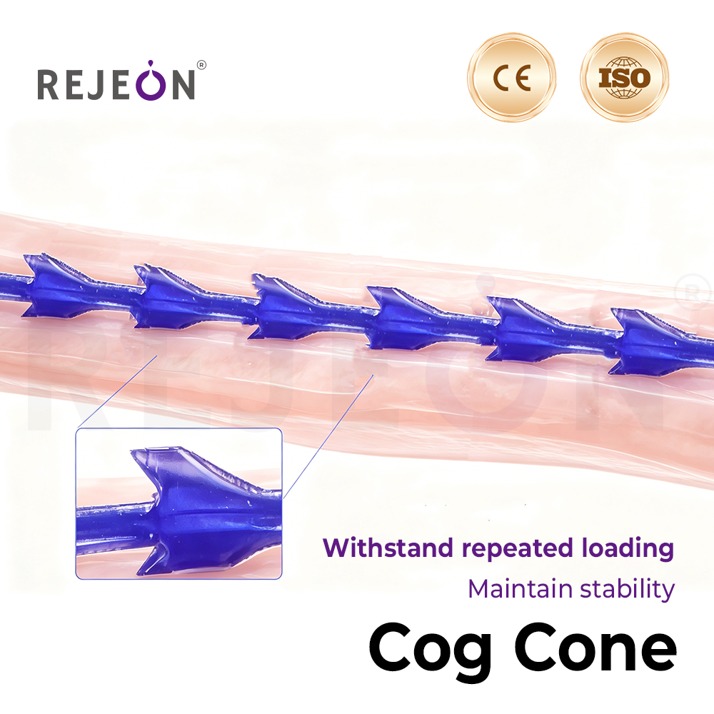 Rejeon Korea 18G 100MM Cannula Cog Cone Thread PCL Pdo Mono Thread Ce Pcl Threads Pdo Thread Lift Korea CE ISO Bulk Order Wholesale