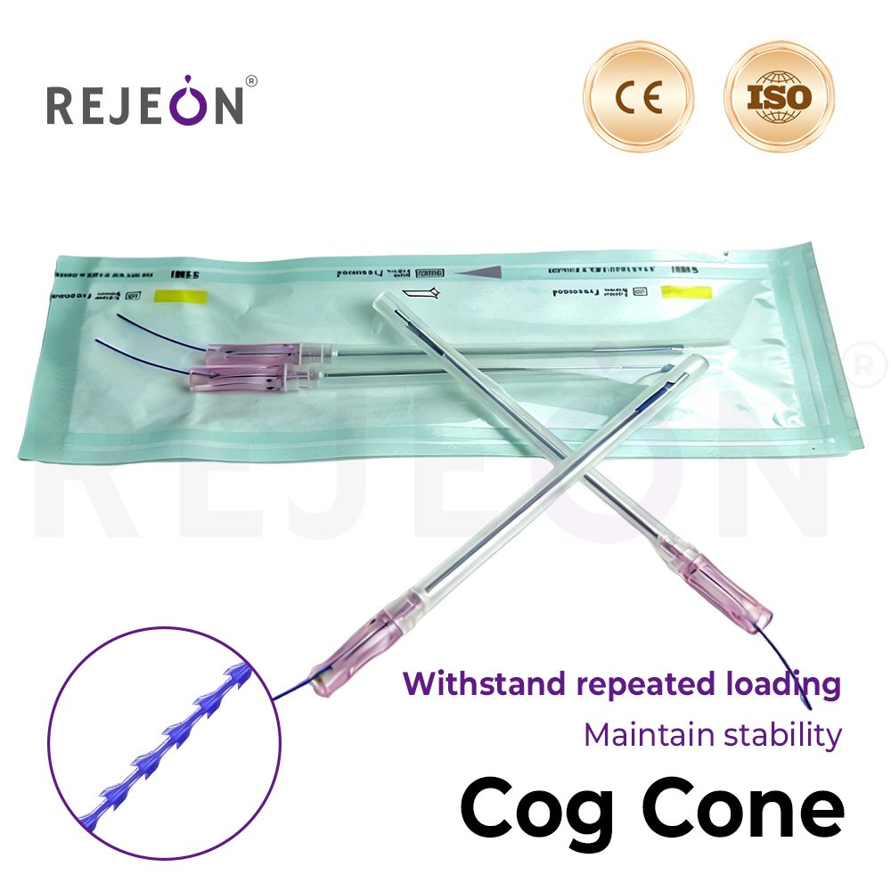 Korea 18G 100MM Cannula Cog Cone Thread PDO Pdo Cog Threads For Face Lift Pdo Thread Lift Korea CE ISO Factory Direct Wholesale