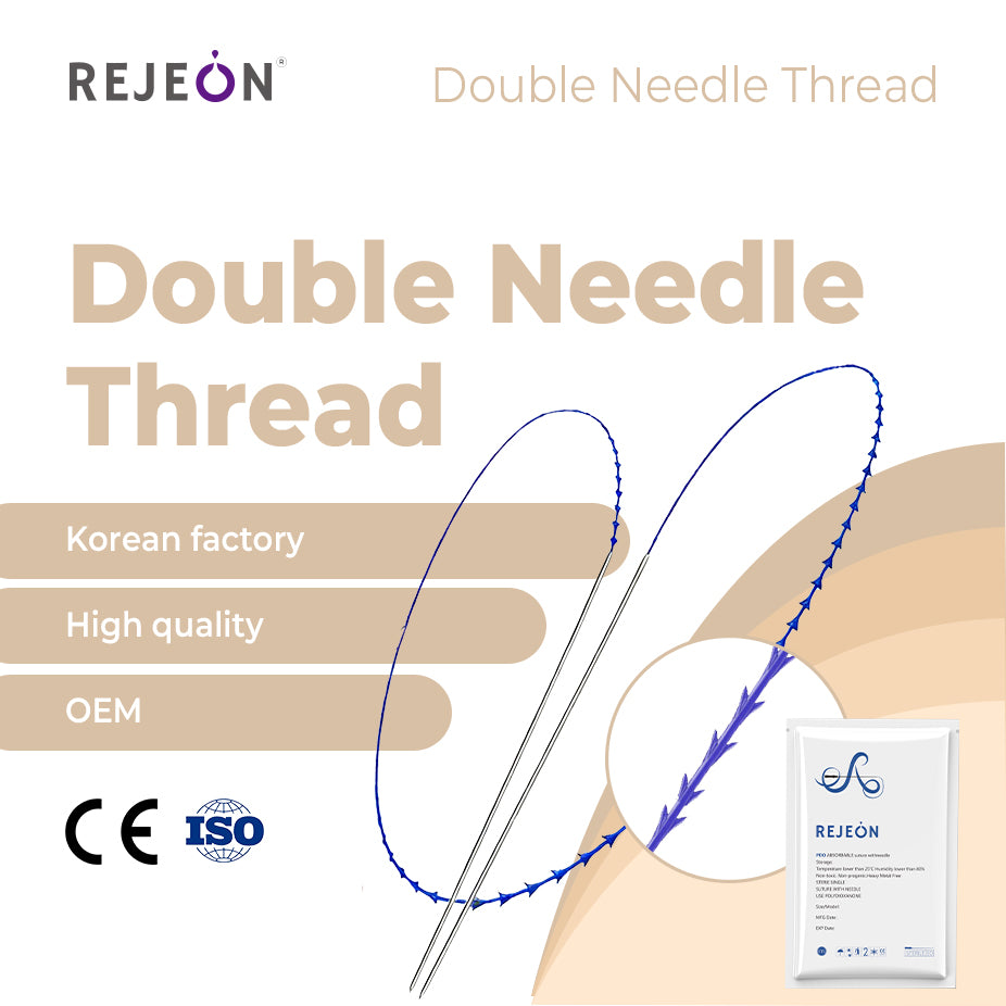 Korea Medical Grade Machine Faciale Double Needle Thread PDO Threads OEM Wholesale Korea Origin Global VIP Logistics