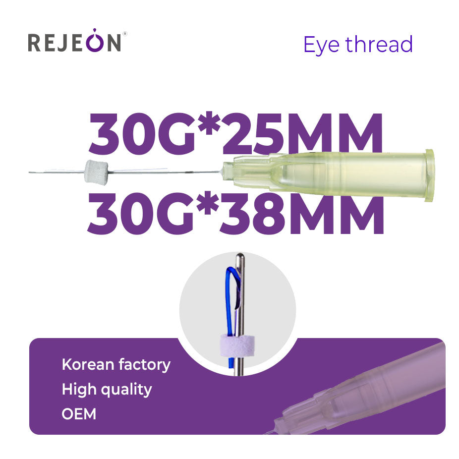 Rejeon Korea 30G 38MM Eye Thread PDO Cog Threads PCL Molding Cog Thread OEM