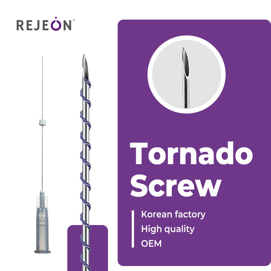 Korea PCL Tornado Screw Thread PDO Thread Face Filling OEM PDO Threads Cogs