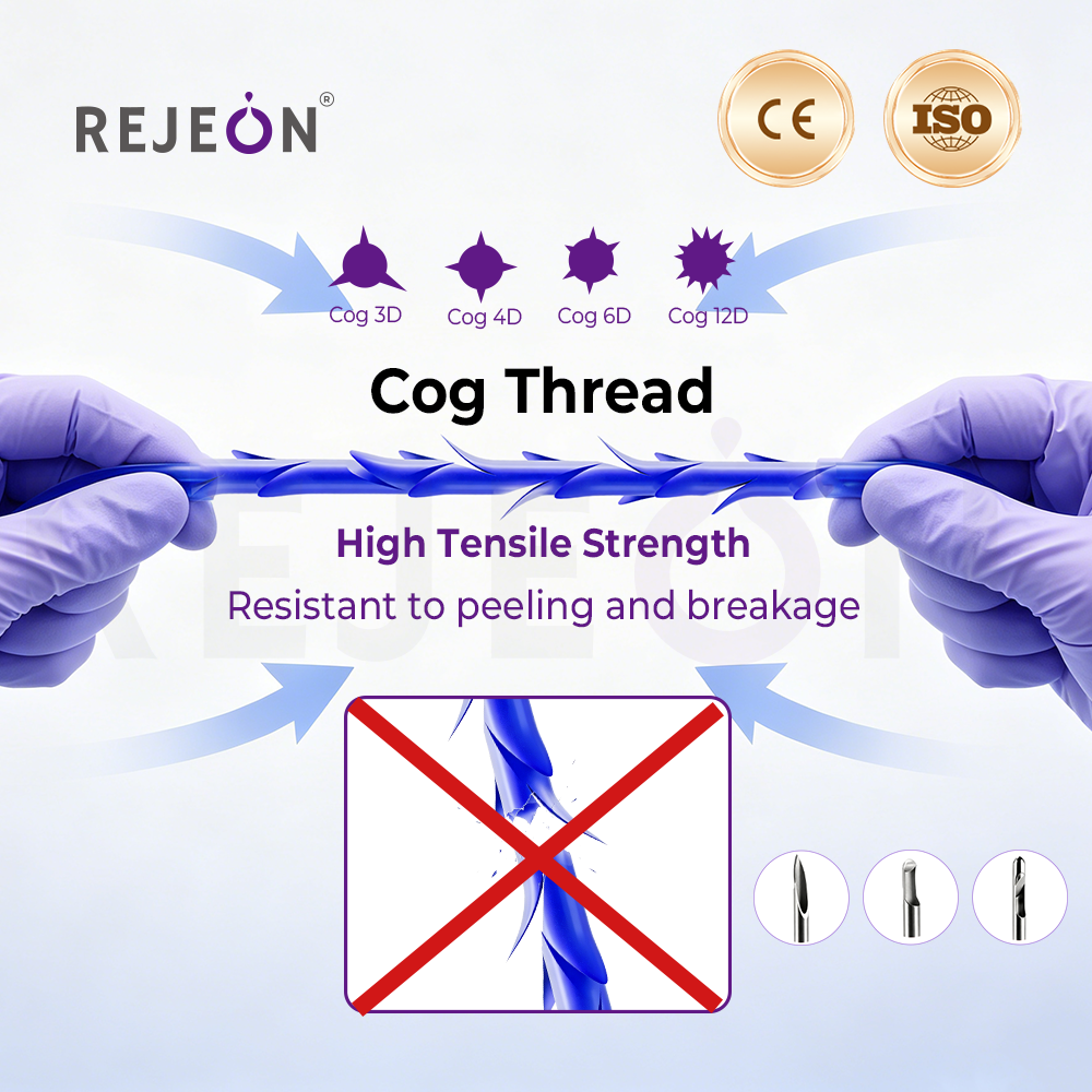 Cog Threads PDO PCL 40MM Pdo Threads For Face Lift Pcl Threads CE ISO OEM ODM Bulk Order
