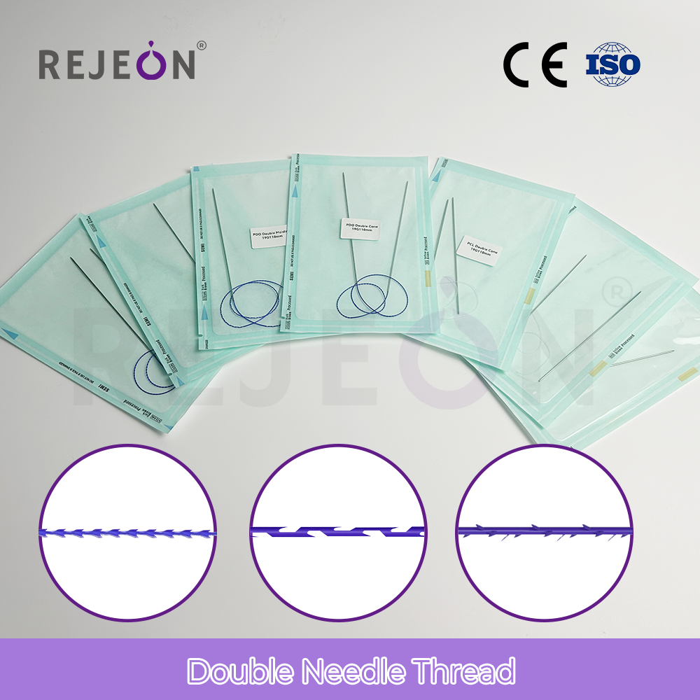 Z Double Needle Thread PDO Direct Manufacturer Double Needle Thread Lift Pdo Thread Lift Korea CE ISO Factory Direct Wholesale