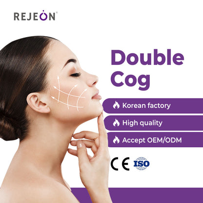 Rejeon OEM Double Cog Thread 21G 60mm Absorbable Lifting Thread Korea
