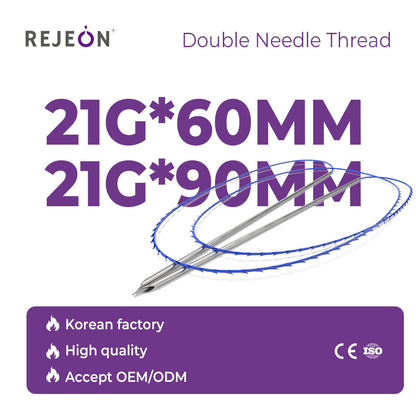 Wholesale PDO Double Needle Eyebrow Lift Thread – 19G 110mm 290mm – OEM/ODM Private Label Available