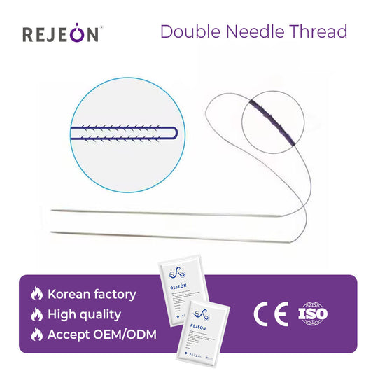 Factory Direct Double Needle Face Lift Thread – 18G 110mm 290mm PDO Suture – Bulk Order for Clinic & Distributor