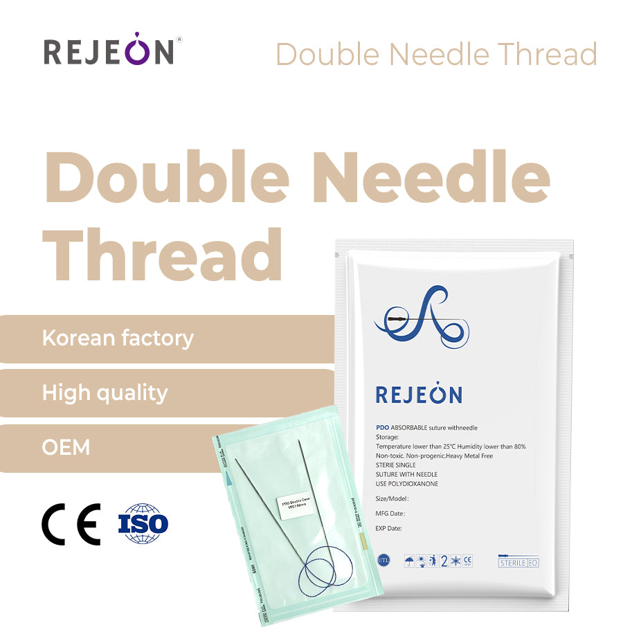 Korea Origin PDO Threads Double Needle Thread Machine Faciale OEM Korea Origin Medical Grade Wholesale Logistics