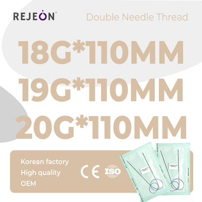 High Quality Korea Origin Health And Beauty Distributor Double Needle Thread PDO Threads Medical Grade OEM Wholesale