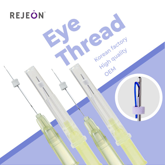 Factory Direct Supply Rejeon Korea 30G 25mm PDO Eye Thread Threads For Face Hilos Tensores Faciales Fios De PDO Agent Support Training Institution OEM