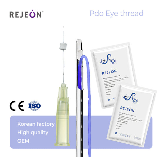 Distributor Supported Medical Grade Rejeon Korea 30G 25mm Eye Thread PDO Hilos Tensores Faciales Fios De PDO Bulk Order Professional Training Use OEM