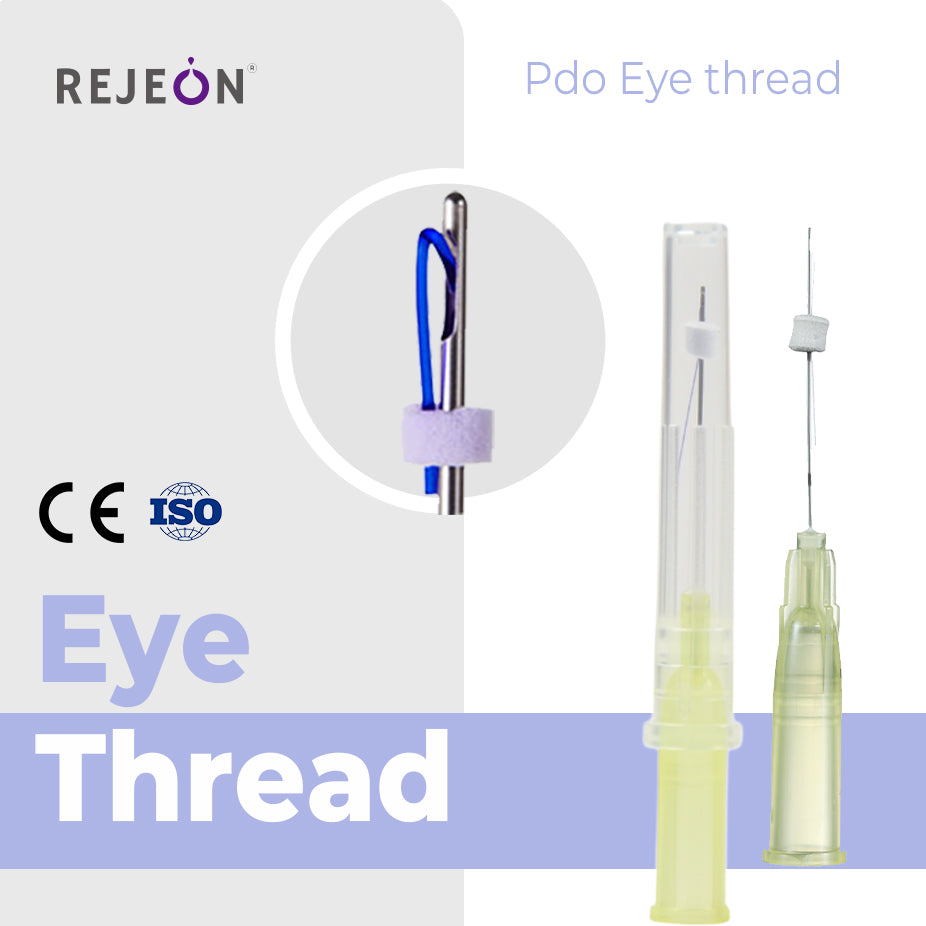 High Demand Rejeon Korea 30G 25mm Face Lifting Eye Thread PDO Fios De PDO Hilos Tensores Faciales Bulk Supply For Training Institutes OEM