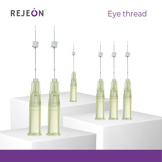 Rejeon Korea Hilos Tensores Faciales PDO PLLA Cog Thread 19G 100MM Eye Lift OEM