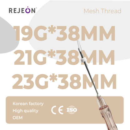 Korea Medical Grade PCL Mesh Thread PDO Thread 23G 50MM Forehead Lifting OEM Wholesale