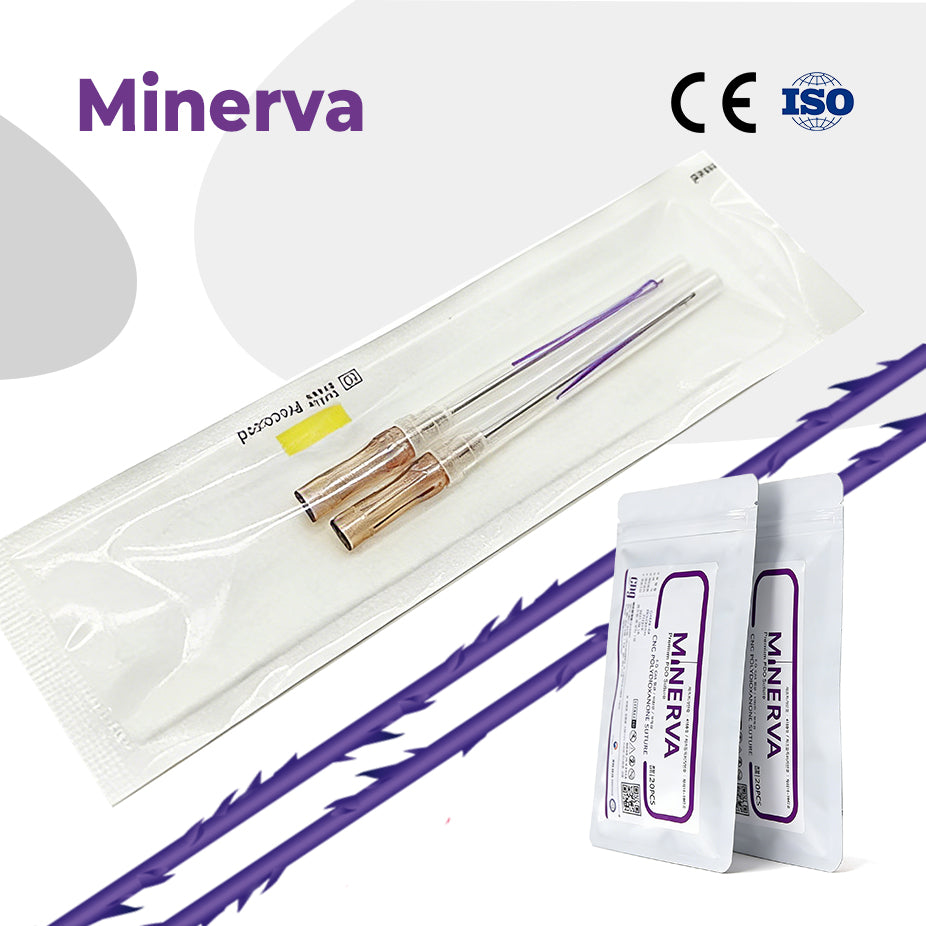 M Minerva Korean PDO PCL Threads Cog Mono Screw Lifting Thread for Face Beauty Clinic