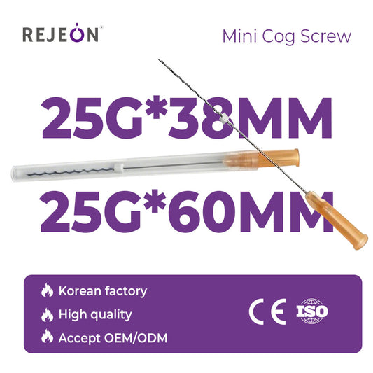 Rejeon Korea mini cog screw fios de pdo plla hilos tensores faciales for eyebrow lifting oem