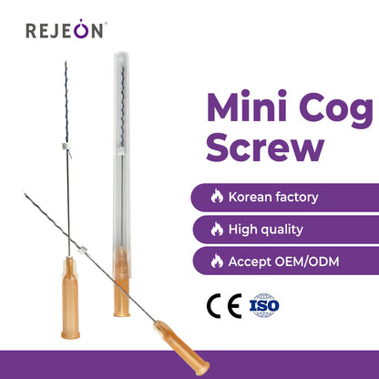 Korea mini cog screw fios de pdo and plla hilos tensores faciales for professional use oem