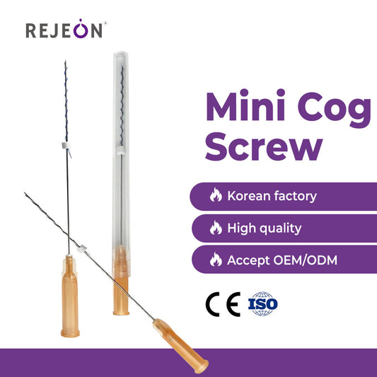 Korea mini cog screw fios de pdo plla hilos tensores faciales for eye and brow lifting oem