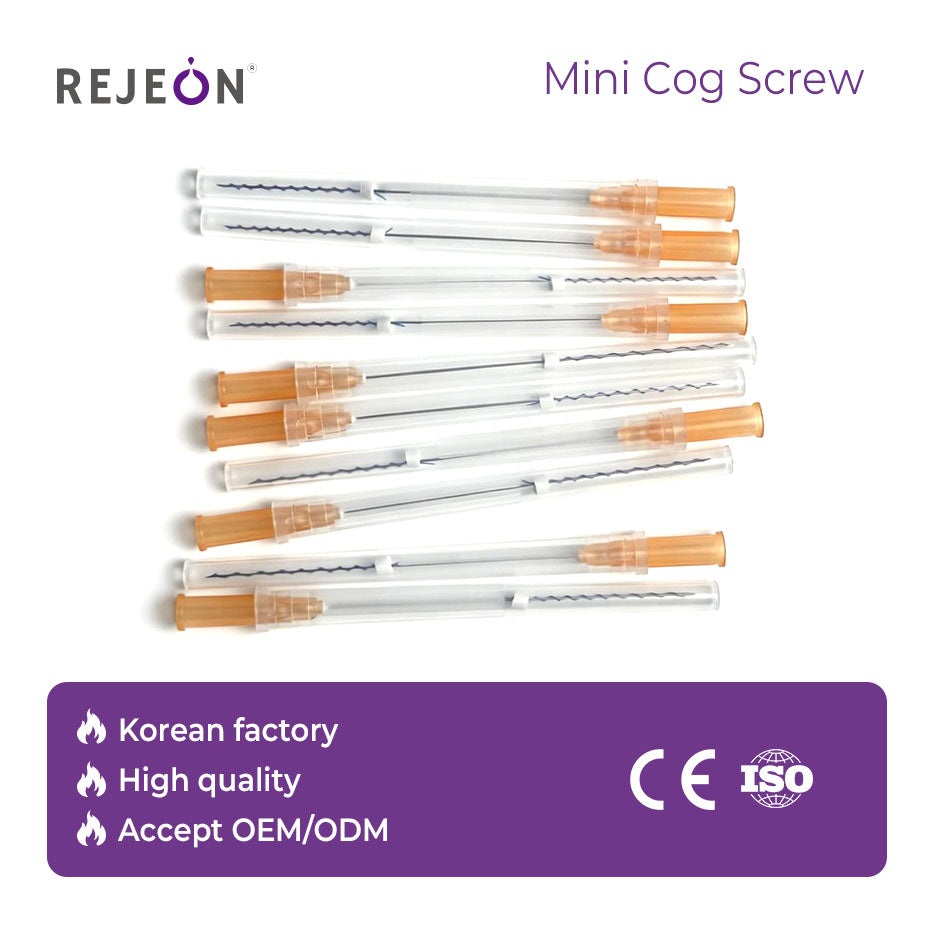 Korea mini cog screw fios de pdo and plla hilos tensores faciales for professional use oem