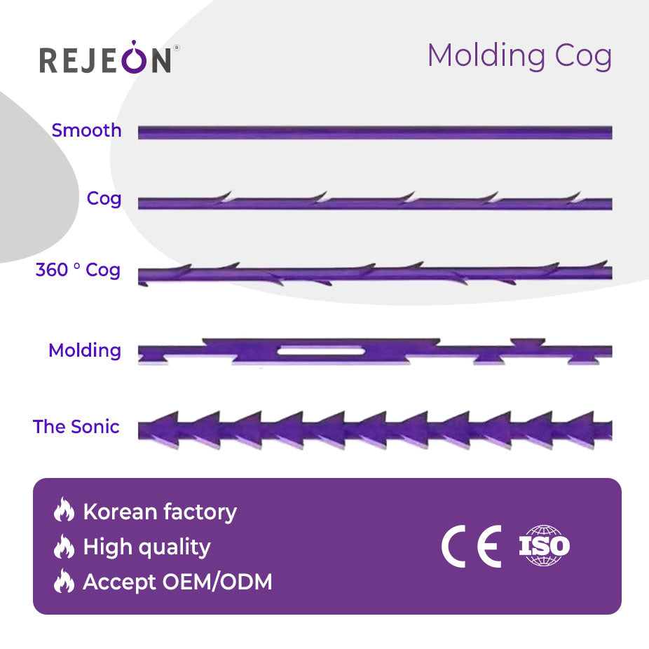Rejeon Korean Hilos PDO Cog Thread 18G 100mm Absorbable Lifting Thread OEM Global Logistics