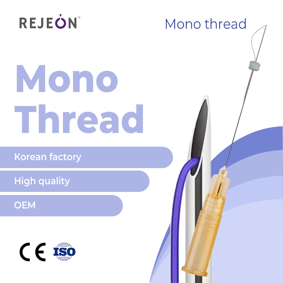 Rejeon Medical Grade PDO PCL PLLA Mono Cog Threads Korea OEM Thread Lift