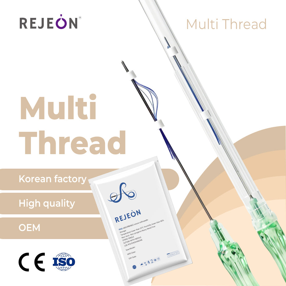 Free Shipping Thread PDO PDO Threads Multi Thread 21G X 58MM Neck Lifting Medical Grade OEM Wholesale Logistics