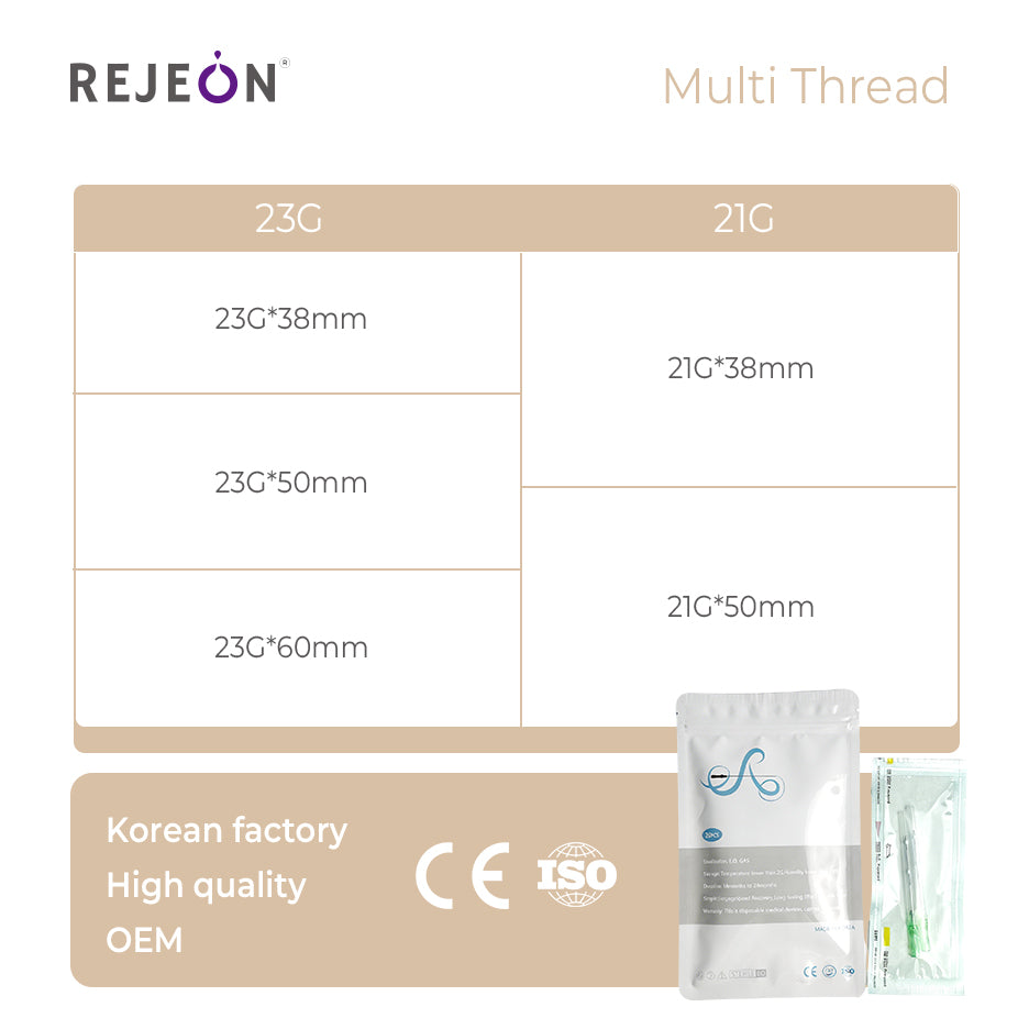 Free Shipping Thread PDO PDO Threads Multi Thread 21G X 58MM Neck Lifting Medical Grade OEM Wholesale Logistics