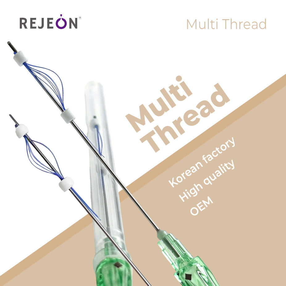 Medical Grade PDO Thread Lift Korea Multi Thread 21G X 38MM Forehead Tightening Wholesale OEM Korea Origin Logistics