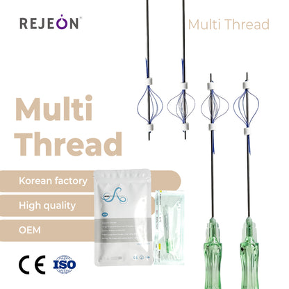 Medical Grade PDO Thread Lift Korea Multi Thread 21G X 38MM Forehead Tightening Wholesale OEM Korea Origin Logistics
