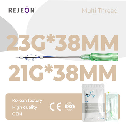 Medical Grade PDO Thread Lift Korea Multi Thread 21G X 38MM Forehead Tightening Wholesale OEM Korea Origin Logistics