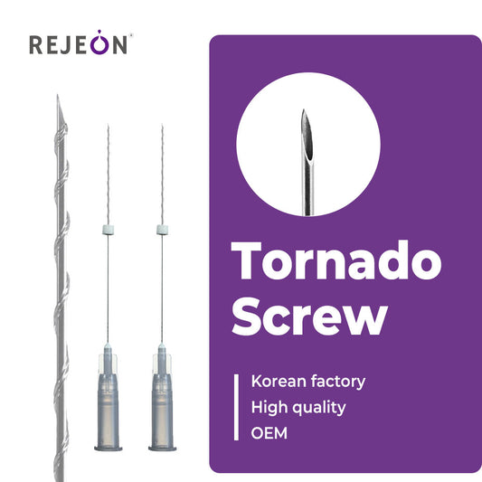 Rejeon PDO Tornado Screw Thread Facial Lift PCL Cog Threads Korea OEM