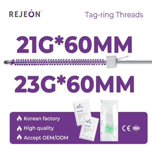 Rejeon LPDO Tag Ring Threads 21G Absorbable Lifting Thread OEM Korea
