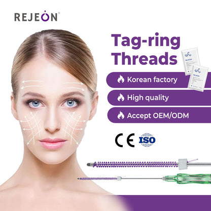 Rejeon PDO Tag Ring Threads 19G Absorbable Thread OEM Global Logistics