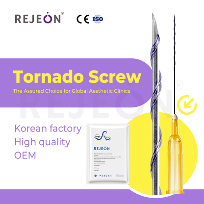 PDO Thread Lift Korea Tornado Screw 27G 50mm for Facial Contouring