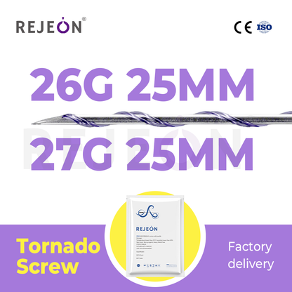 PDO Thread Lift Korea Tornado Screw 27G 50mm for Facial Contouring