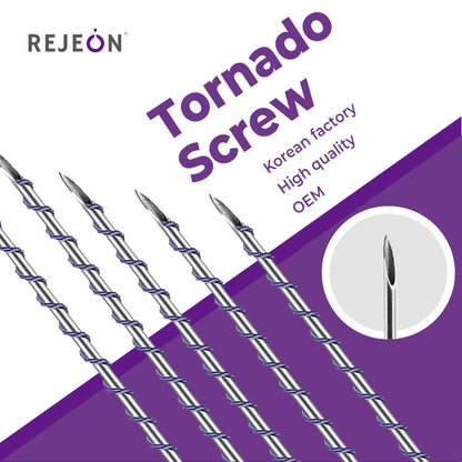 Korea PCL Tornado Screw Thread PDO Thread Face Filling OEM PDO Threads Cogs