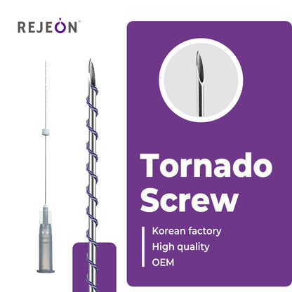 Korea PCL Tornado Screw Thread PDO Thread Face Filling OEM PDO Threads Cogs