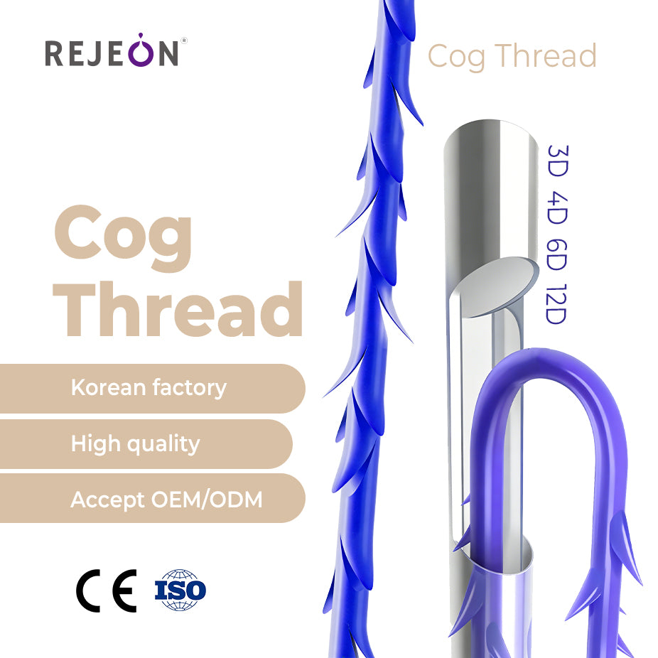 PDO PCL PLLA 3D 4D 6D 12D Cog Threads PDO Thread Face Filling OEM