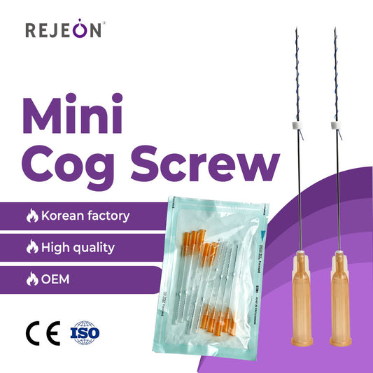 Korea mini cog screw plla thread hilos tensores faciales with fios de pdo 30g 38mm oem