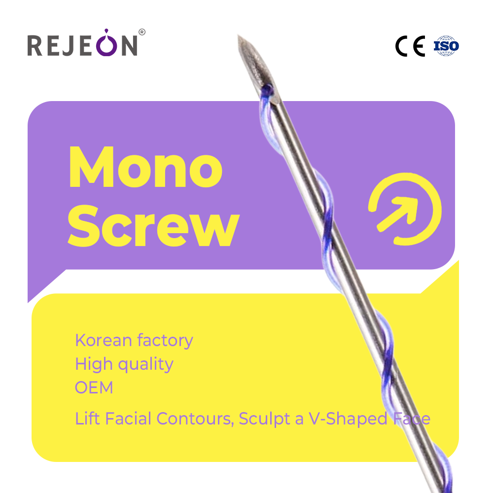 Rejeon Korea 26G Mono Screw Thread PDO PLLA Pcl Threads Mono Screw Pdo Threads CE ISO Distributor Agent Support