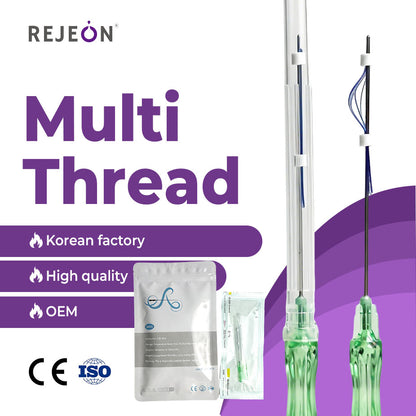 Rejeon OEM PDO Multi Thread 21G 100mm Absorbable Skin Tightening Thread