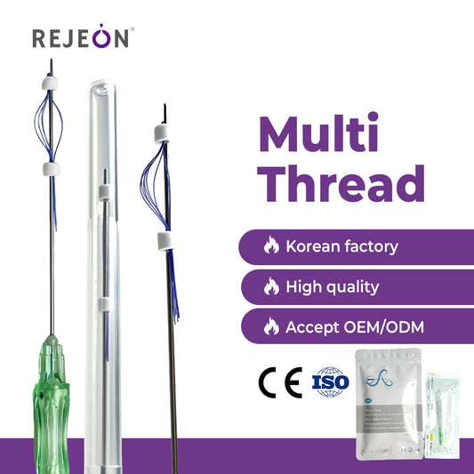 Rejeon Korea PLLA Multi Thread 21G Absorbable Lifting Thread OEM Wholesale