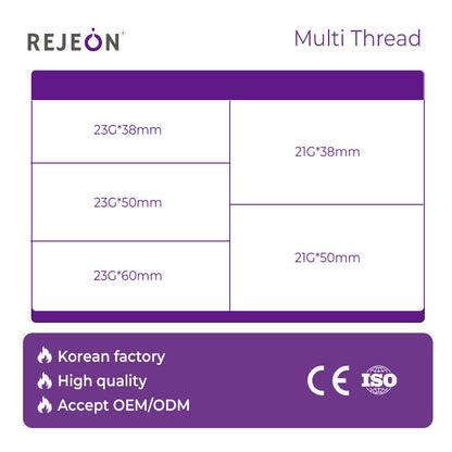 Rejeon Korea PDO PCL Multi Thread 21G Absorbable Lifting Thread OEM Korea