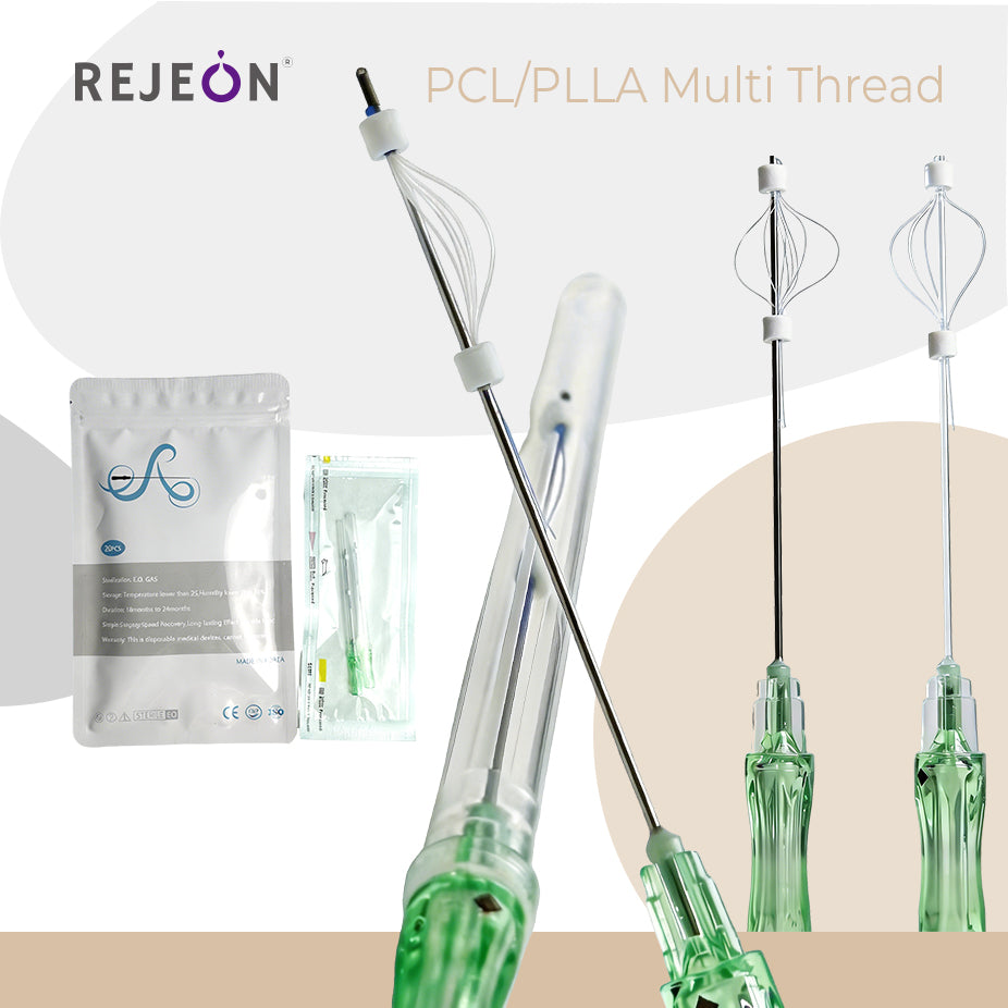 High Quality Medical Grade PDO Threads Multi Thread 23G X 38MM V-Face Shaping OEM Wholesale Korea Origin Logistics