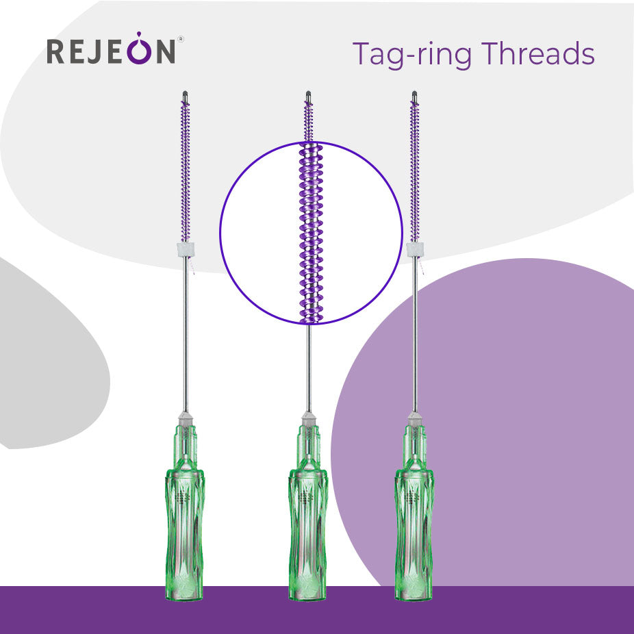 Rejeon PDO Tag Ring Threads 19G Absorbable Thread OEM Global Logistics