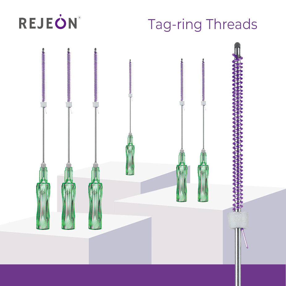 Rejeon PDO Tag Ring Threads 19G Absorbable Thread OEM Global Logistics